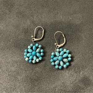 Fun blue earrings